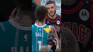 Lonzo And Lamelo Embrace Postgame