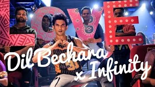 Dil Bechara - Title Track x Jaymes Young - Infinity | Mashup