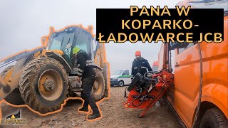 Naprawa opony w koparko - ładowarce | Gumiarze, odcinek 51