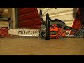 how to start an hitachi chainsaw