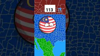 What if malaysia and usa switch places 😅🔄#countryballs #shorts#mapping#subscribe#comment