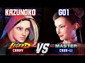 SF6 ▰ KAZUNOKO (Cammy) vs GO1 (Chun-Li) ▰ High Level Gameplay