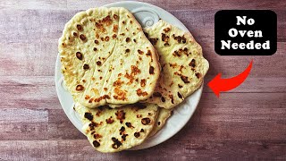 A Garlic Naan Recipe that is Made on the Stovetop