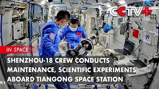 Shenzhou-18 Crew Conducts Maintenance, Scientific Experiments Aboard Tiangong Sp