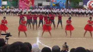 徳山高校　体育祭 2016 赤組