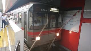 音ずれあり 名古屋市営6000形(桜通線) 三菱GTO-VVVF走行音 車道→高丘