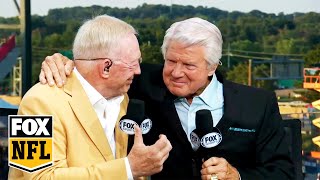 Jerry Jones announces Jimmy Johnson's induction into the Dallas Cowboys Ring of