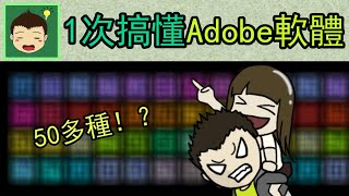 一次搞懂所有50多種Adobe應用程序 - ( Understand ALL 50+ Adobe apps)