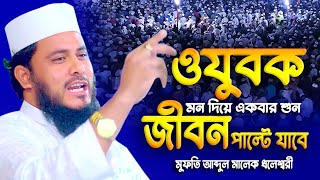 ও যুবক মন দিয়ে একবার শুন  জীবন পাল্টে যাবে । মুফতি আব্দুল মালেক ধলেশ্বরী l abdul malek dolesori