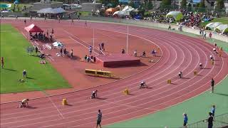 男子4×100mR_準決勝1組_第49回北海道中学陸上20180726