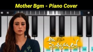 Ala vaikunthapuramuloo - Mother Sentiment Bgm-Piano Notes | Allu Arjun,Tabu | By MRSMAHAN CREATIONS