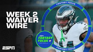 Week 2 Waiver Wire + Complicated Backfields | Fantasy Focus 🏈