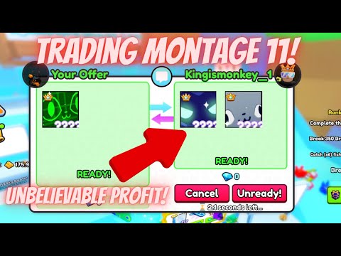 Unbelievable PROFIT! Trading Montage 10 Pet Simulator 99!