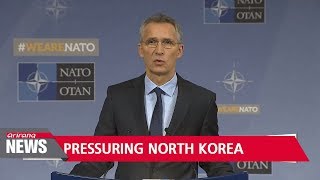 NATO chief calls for diplomatic and political pressure against North Korea