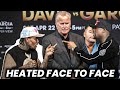 Floyd Mayweather vs Gervonta Davis HEATED Face To Face | DAZN | Floyd PUNCHED Tank!