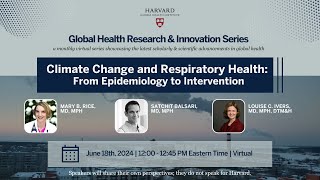 Climate Change and Respiratory Health: From Epidemiology to Intervention