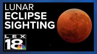 When is the best time to see the total lunar eclipse in Kentucky?