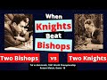 Two Knights against Two Bishops. Tal vs Botvinnik, 1961 World Championship Return Match, Game 18