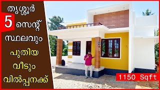 തൃശ്ശൂർ 5 സെന്റിൽ ചെറിയ ബഡ്ജറ്റിൽ പുതിയ വീട് |house for sale|