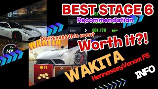 CSR2 | WAKITA EVO CUP WORTH IT? | Recommended Venom F5 Stage 6 !! | Don't miss this Event!!! | ART2