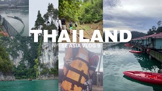 Khao Sok National Park Solo Travel Vlog // Kayaking, Swimming in Caves and Infections