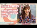 What Do You Need to Start Sewing? Jo from Minerva picks out the must-have beginner tools