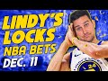 NBA Picks for EVERY Game Wednesday 12/11 | Best NBA Bets & Predictions | Lindy's Leans Likes & Locks