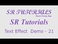 Text Shadow Effect | Demo - 21 | Css | SR Tutorials
