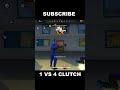 1 VS 4 CLUTCH 🥵- HEADSHOT  ACCURACY 100 % #shorts #freefiretelugushorts #short #mbg