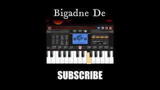 Bigadne De piano cover | Mass BGM Guru | Ranveer Singh| Pritam, Benny Dayal, Ashish Pandit #Shorts