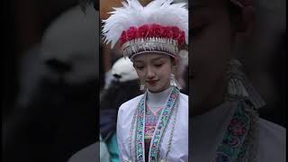 苗族山寨拍摄跳民族舞的美女 #chinatravel  #beautiful  #dance