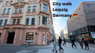 City walk in Leipzig, Germany 🇩🇪 Лейпциг, Германия / Leipzig Stadtspaziergang 😍