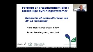 Temadag om græsukrudt, Hans Henrik Pedersen, FRDK