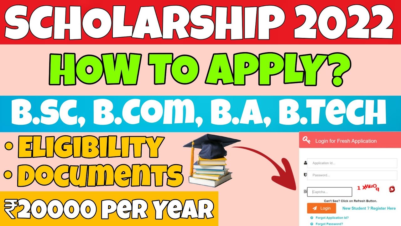 Scholarship For B.tech/B.Sc/B.com/B.A Students 2021-22 | Scholarship ...