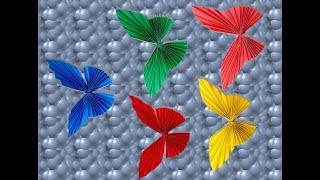 Paper crafts : How to fold a butterfly out of paper | SEF Entertainment