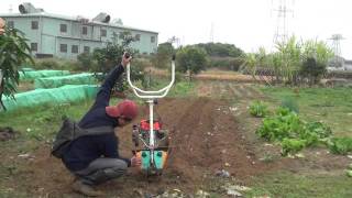 擎億機械Foldable Power Tiller/Cultivator/Hand Tractor CY80小型摺疊式耕耘機快速開溝 농업 기계 中耕機