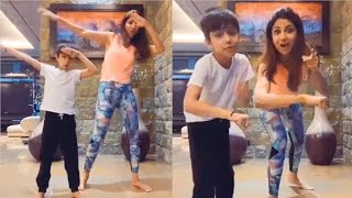 Shilpa Shetty DANCE Video With Son Viaan Kundra During Lockdown
