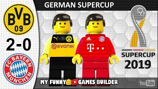 German Super Cup 2019 • Borussia Dortmund vs Bayern Munich 2-0 🏆 DFL Supercup in LEGO Football