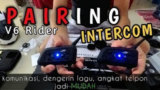 INTERCOM V6 RIDER || CARA PAIRING