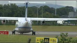 Aer Arann Flying in the ATR 42 \u0026 ATR72 Fly Fearless Aer Aran Dublin Cork Galway Airport Aerofort