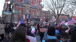 Washington, manifestazione anti-Trump davanti alla Casa bianca