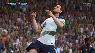 Harry Kane skies and misses his Penalty against France in FIFA World Cup 2022 - FIFA 23 PS5 Gameplay