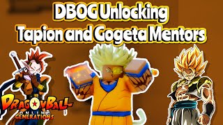 DBOG Mentor Guide: Unlocking Tapion \u0026 Gogeta Mentors