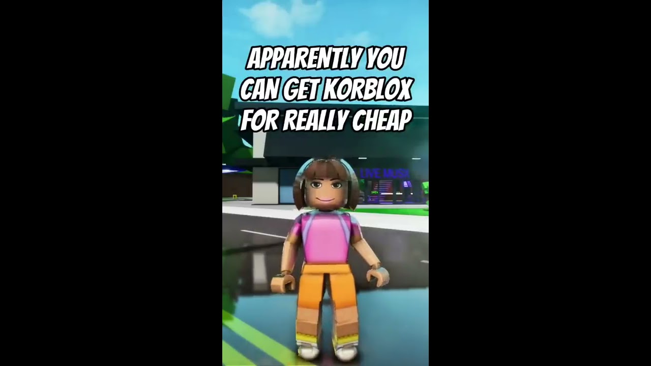 How to get cheap KORBLOX in roblox  #shorts