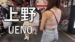 【4K】飲み屋街で有名な上野駅を夜に散歩 Night walking in UENO of Tokyo, famous for its bar district