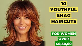 10 Youthful Shag Hairstyles For Women Over 40, 50, And 60