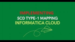 IICS Example 42: Update Strategy SCD Type 1 in Target Transformation.