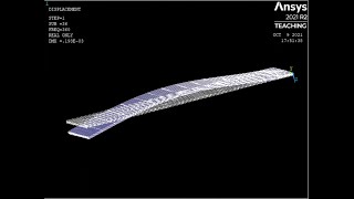 Piezoelectric Unimorph in ANSYS