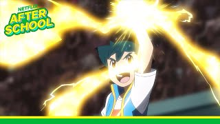 10-Million-Volt Thunderbolt! Pikachu vs Electivire | Pokémon Master Journeys | Netflix