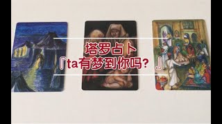 塔罗占卜『ta有梦到你吗？』